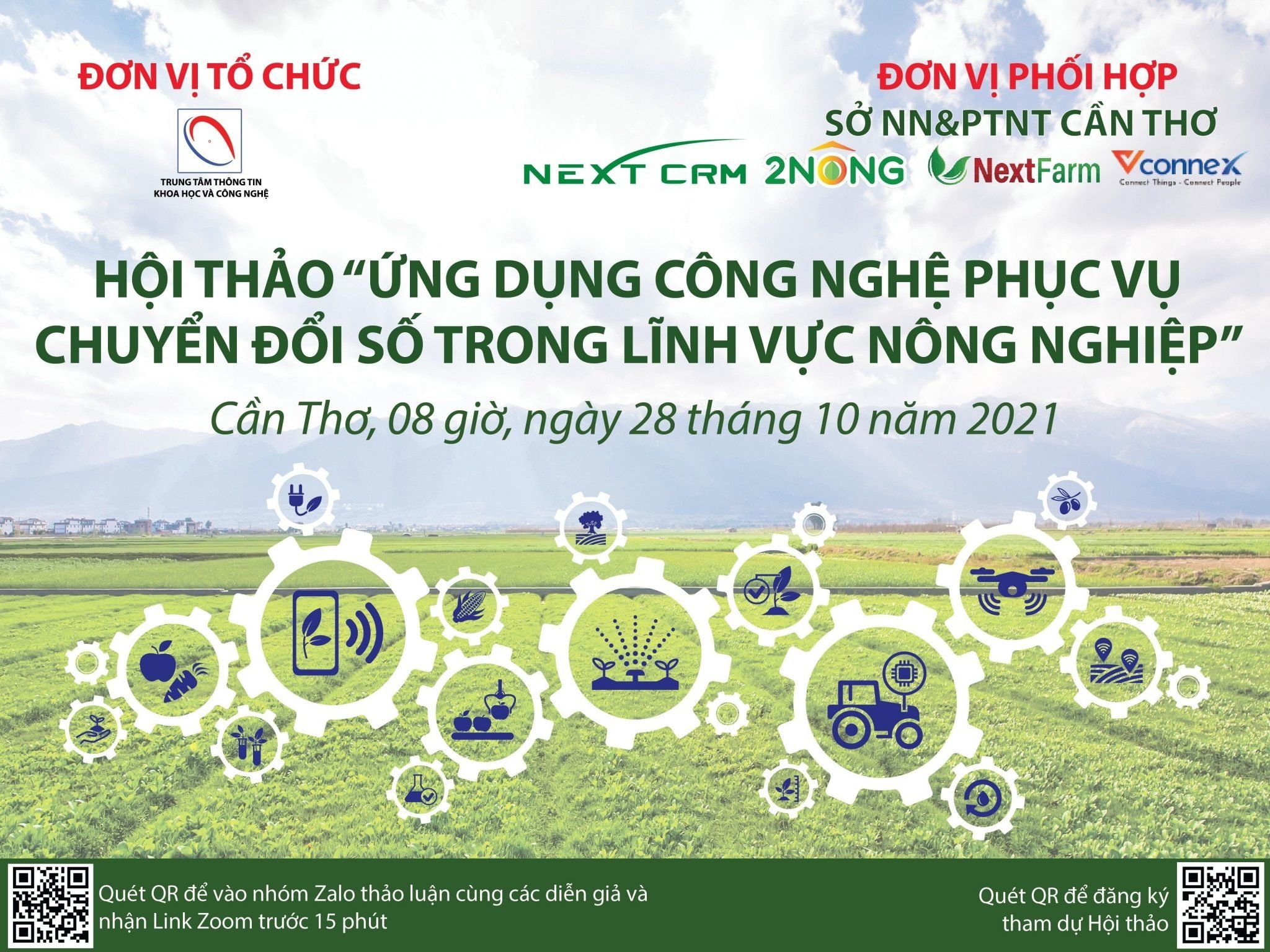 Hội thảo ứng dụng công nghệ trong lĩnh vực nông nghiệp