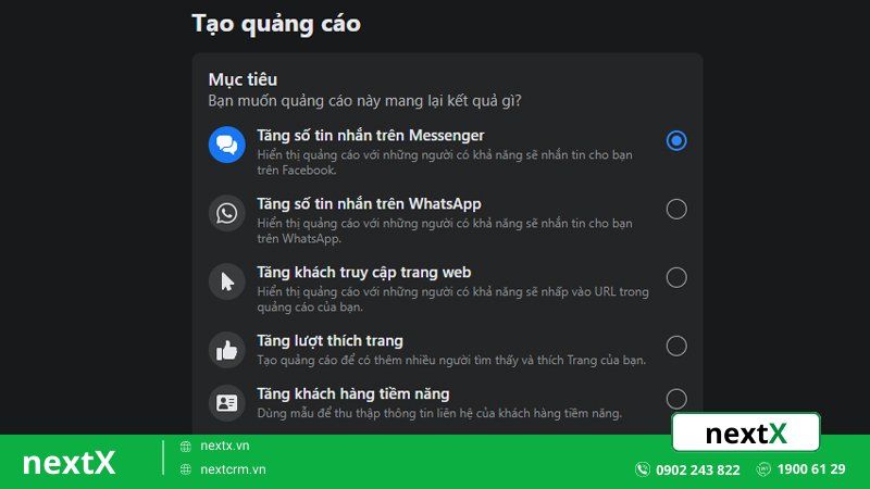 chạy quảng cáo trên Facebook
