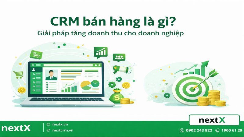 Quy trình bán hàng tối ưu với CRM NextX trong kỷ nguyên số