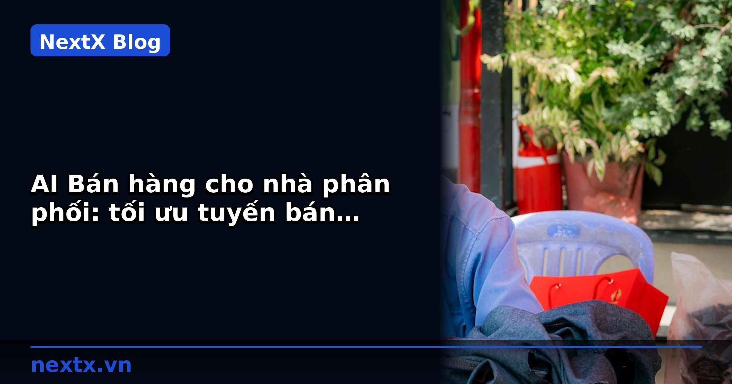 AI Bán hàng cho nhà phân phối: tối ưu tuyến bán hàng và công nợ | NextX