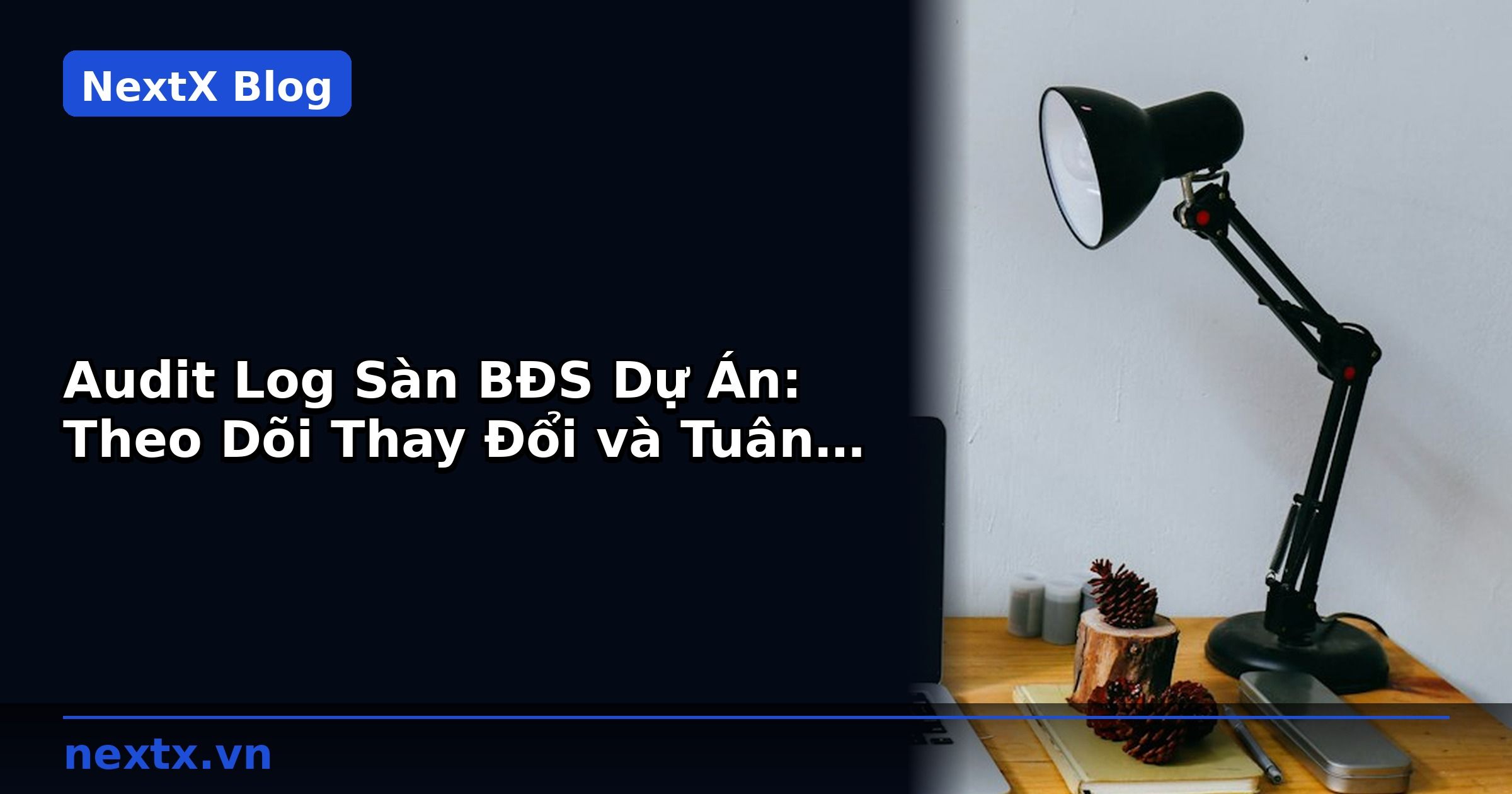 Audit Log Sàn BĐS Dự Án: Theo Dõi Thay Đổi và Tuân Thủ | NextX