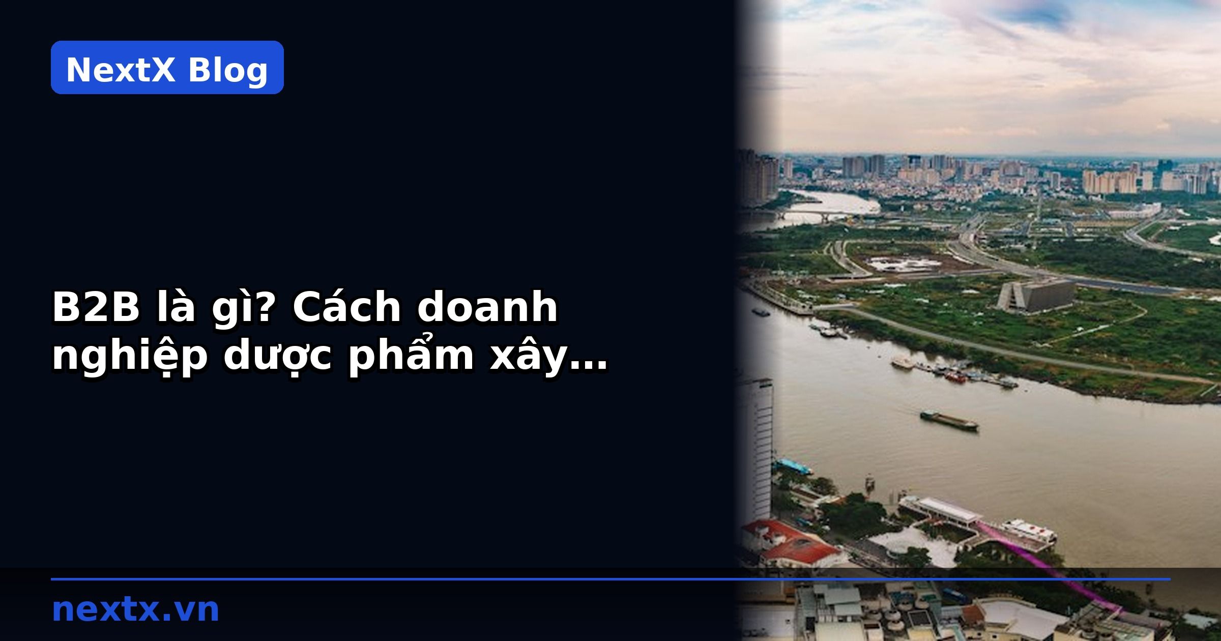 B2B là gì? Cách doanh nghiệp dược phẩm xây dựng kênh bán buôn bền vững | NextX