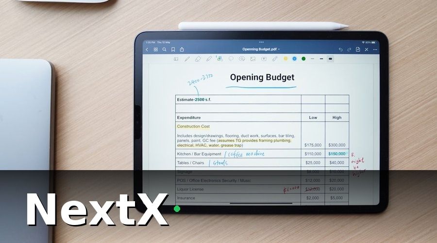 NextX — Cấu trúc mẫu báo cáo doanh thu nhà bán buôn