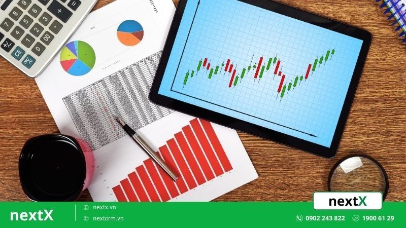 Dashboard Business Intelligence hiển thị báo cáo doanh số và phân tích dữ liệu real-time