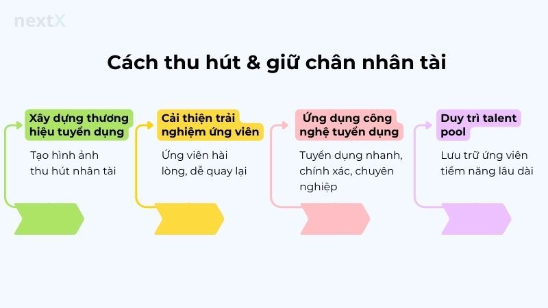 Cách thu hút và giữ chân nhân tài bằng dữ liệu và chiến lược bài bản
