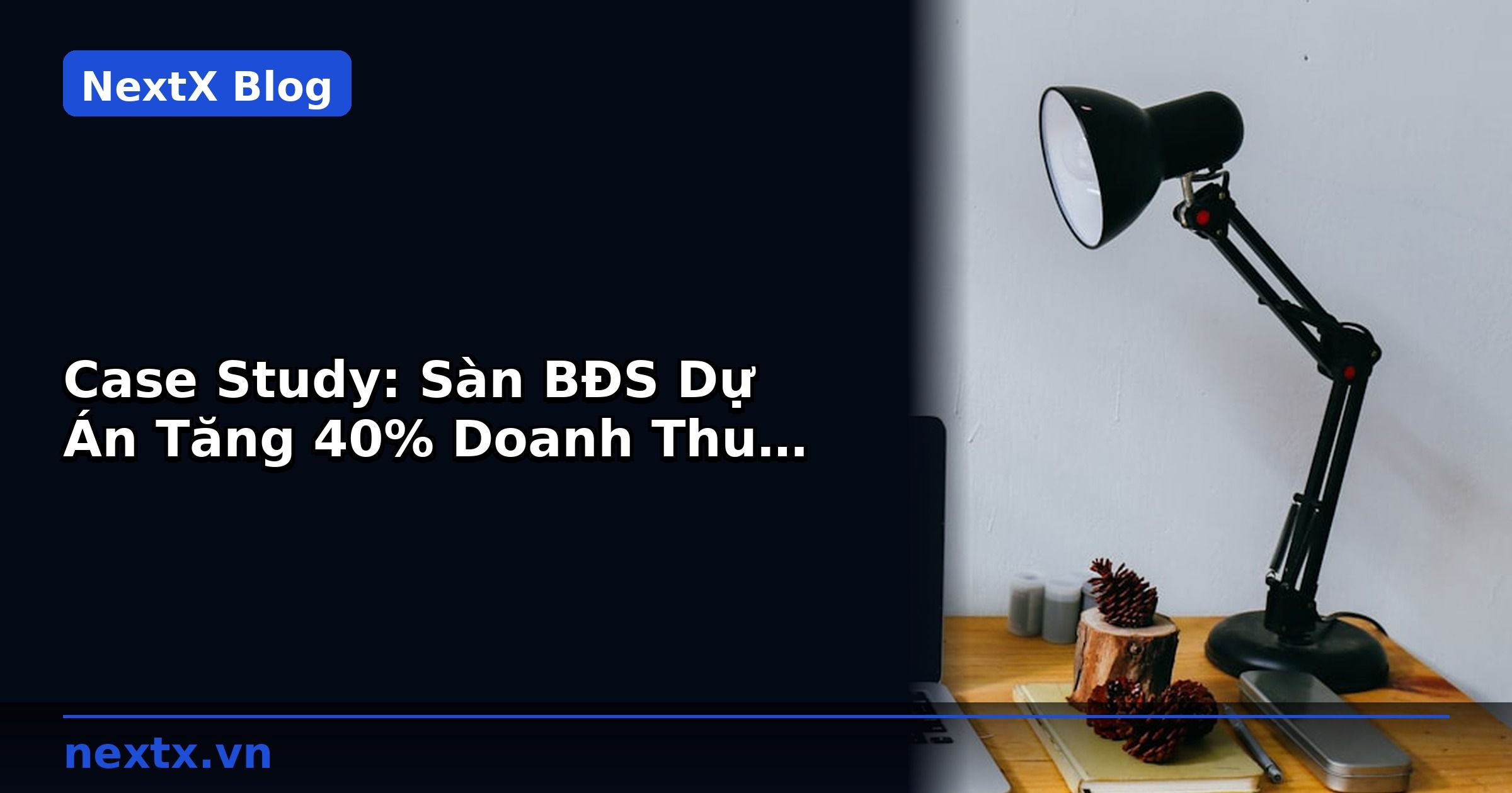 Case Study: Sàn BĐS Dự Án Tăng 40% Doanh Thu Với Phần Mềm | NextX