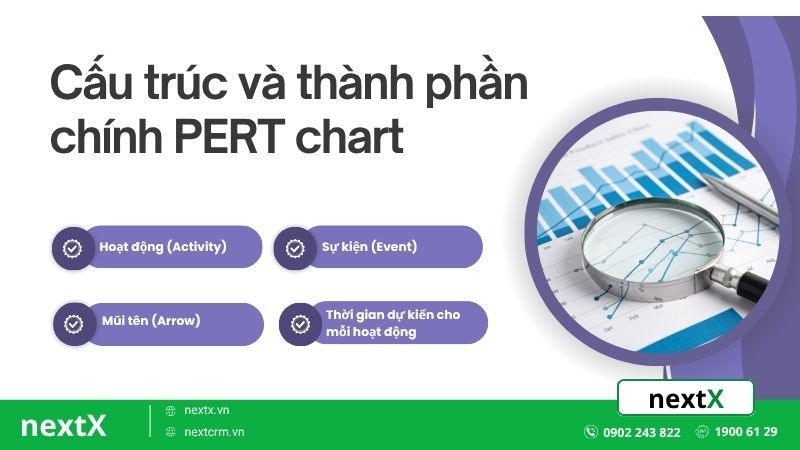 cấu trúc và thành phần chính pert chart