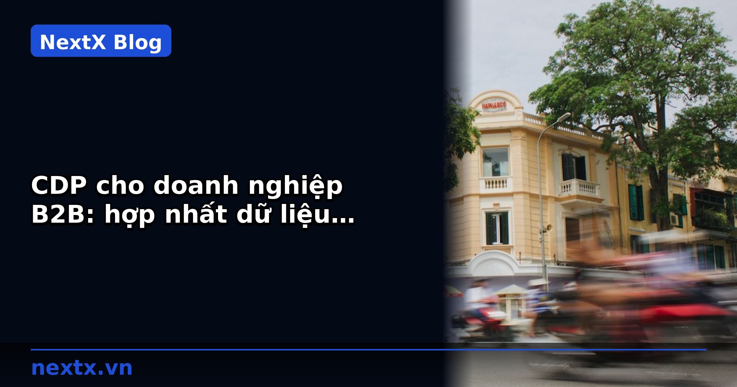 CDP cho doanh nghiệp B2B: hợp nhất dữ liệu khách hàng đa kênh | NextX