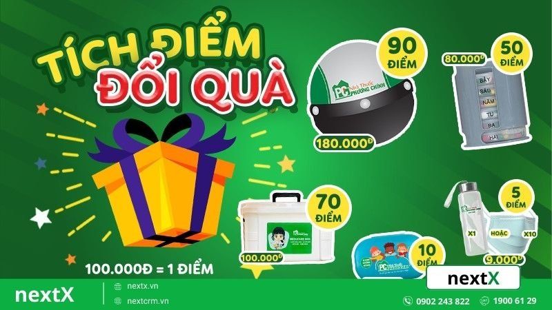 Chương trình tích điểm - Giữ chân khách hàng lâu dài