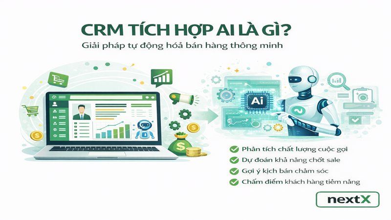 CRM tích hợp AI là gì?