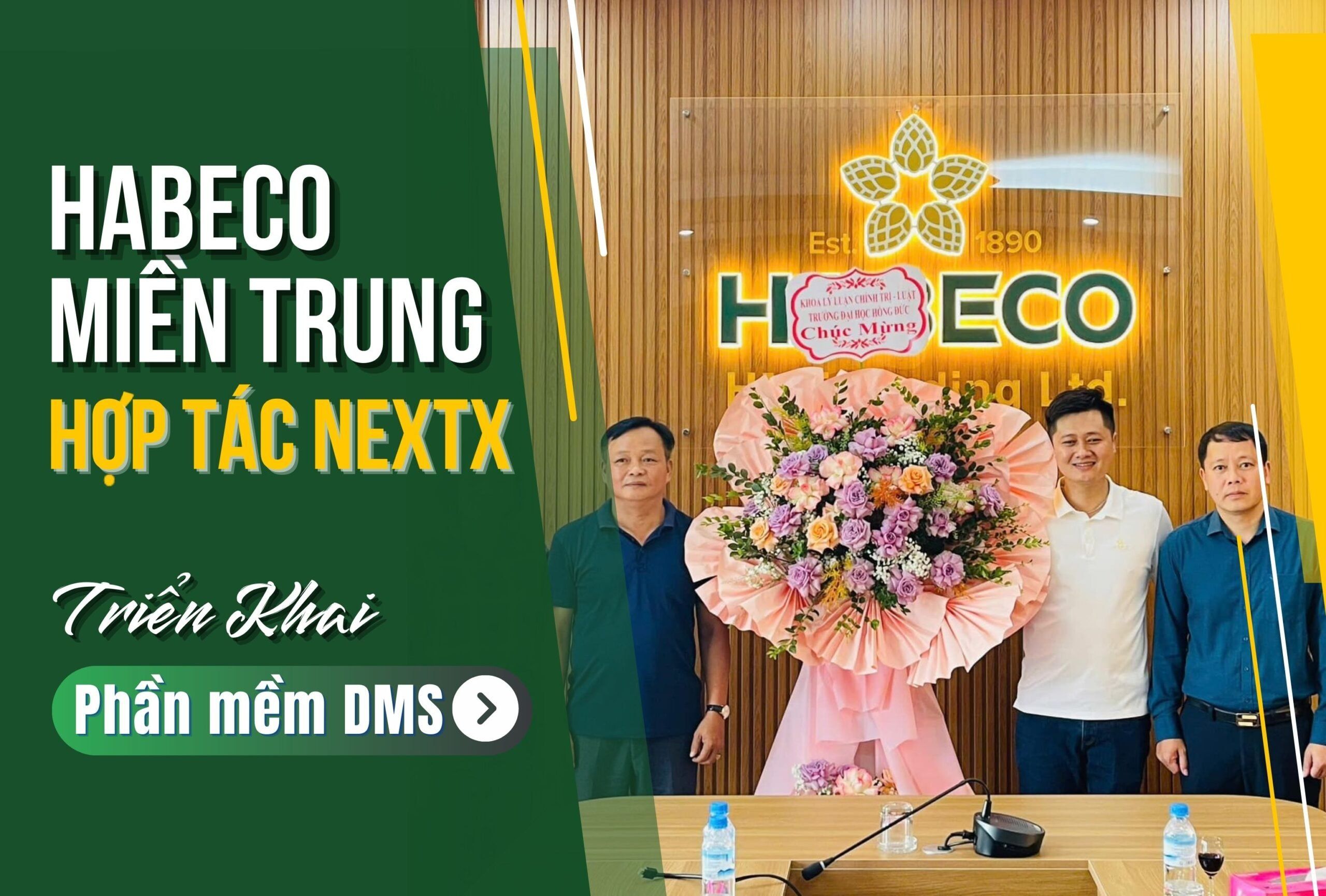 NextX hợp tác triển khai DMS cho Habeco Miền Trung