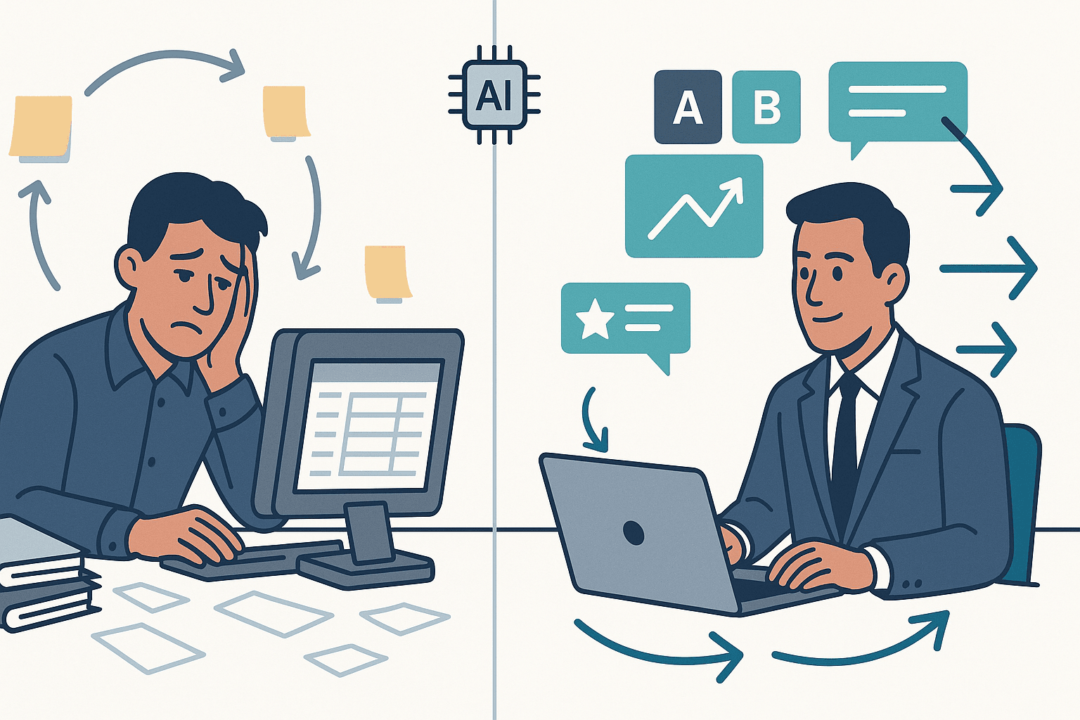 NextX — So sánh phần mềm bán hàng truyền thống và nền tảng AI bán hàng