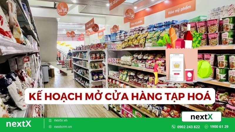 kế hoạch mở cửa hàng tạp hoá 