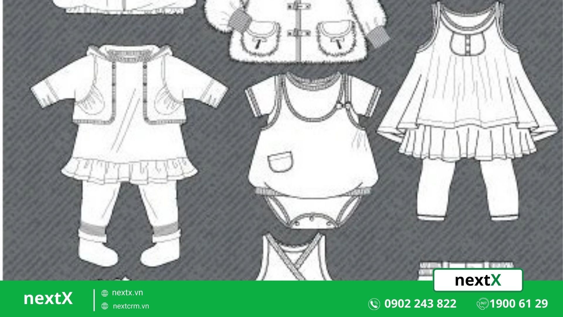 Quản lý kho buôn quần áo trẻ em với hệ thống theo dõi tồn kho