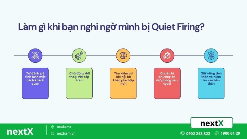 làm gì khi bạn nghi ngờ mình bị quiet firing