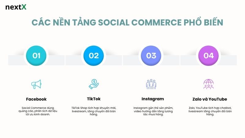Các Nền Tảng Social Commerce Phổ Biến