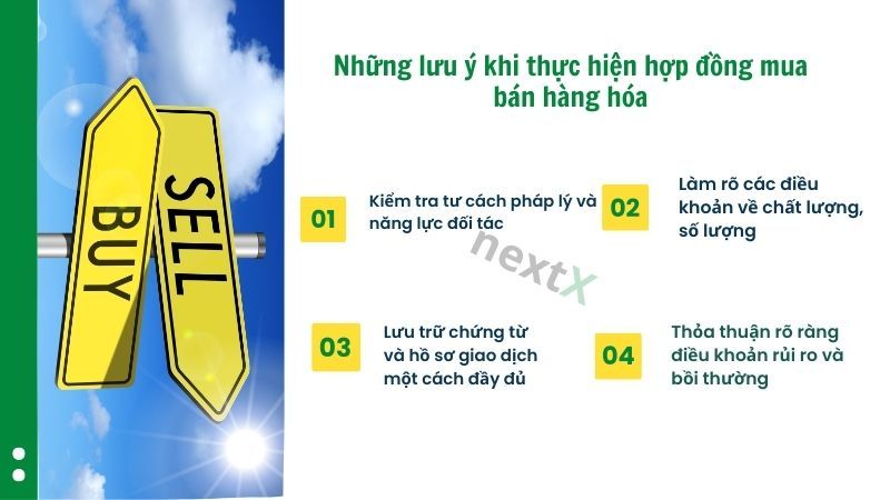 Những lưu ý khi thực hiện hợp đồng 