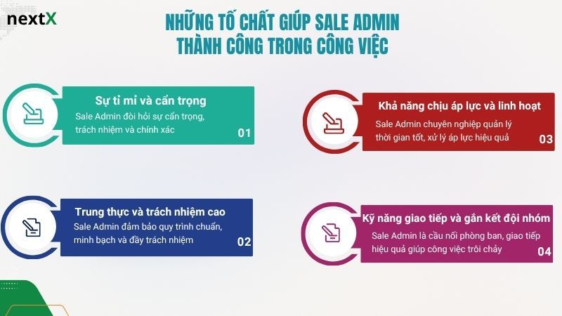 Những tố chất giúp Sale Admin thành công trong công việc