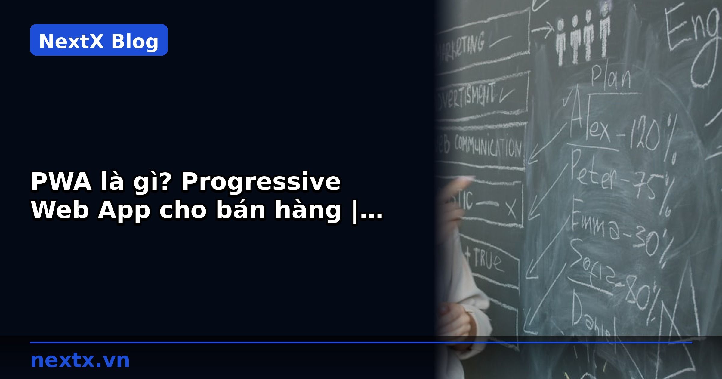 PWA là gì? Progressive Web App cho bán hàng | NextX