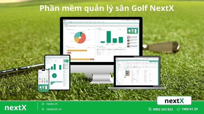 Phần mềm quản lý sân golf NextX