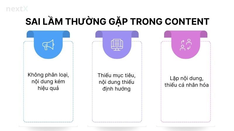 Sai lầm thường gặp trong content mapping là gì