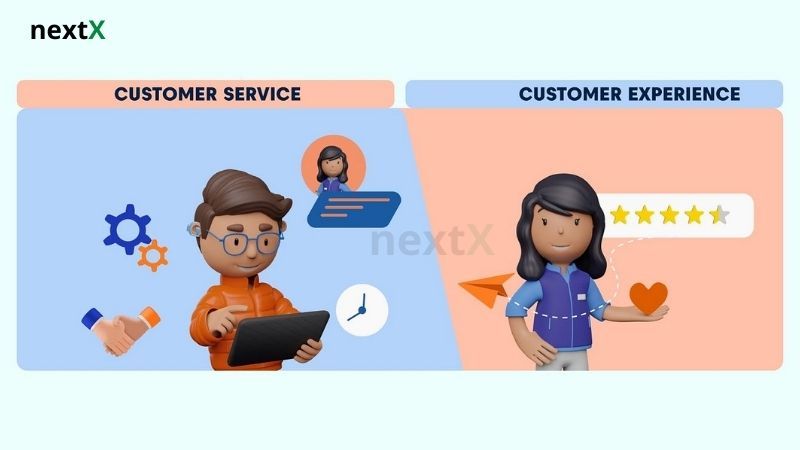 Phân biệt Customer Service và Customer Experience