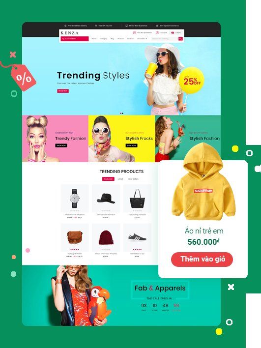 Phần mềm tạo website bán hàng cho doanh nghiệp SME Việt Nam