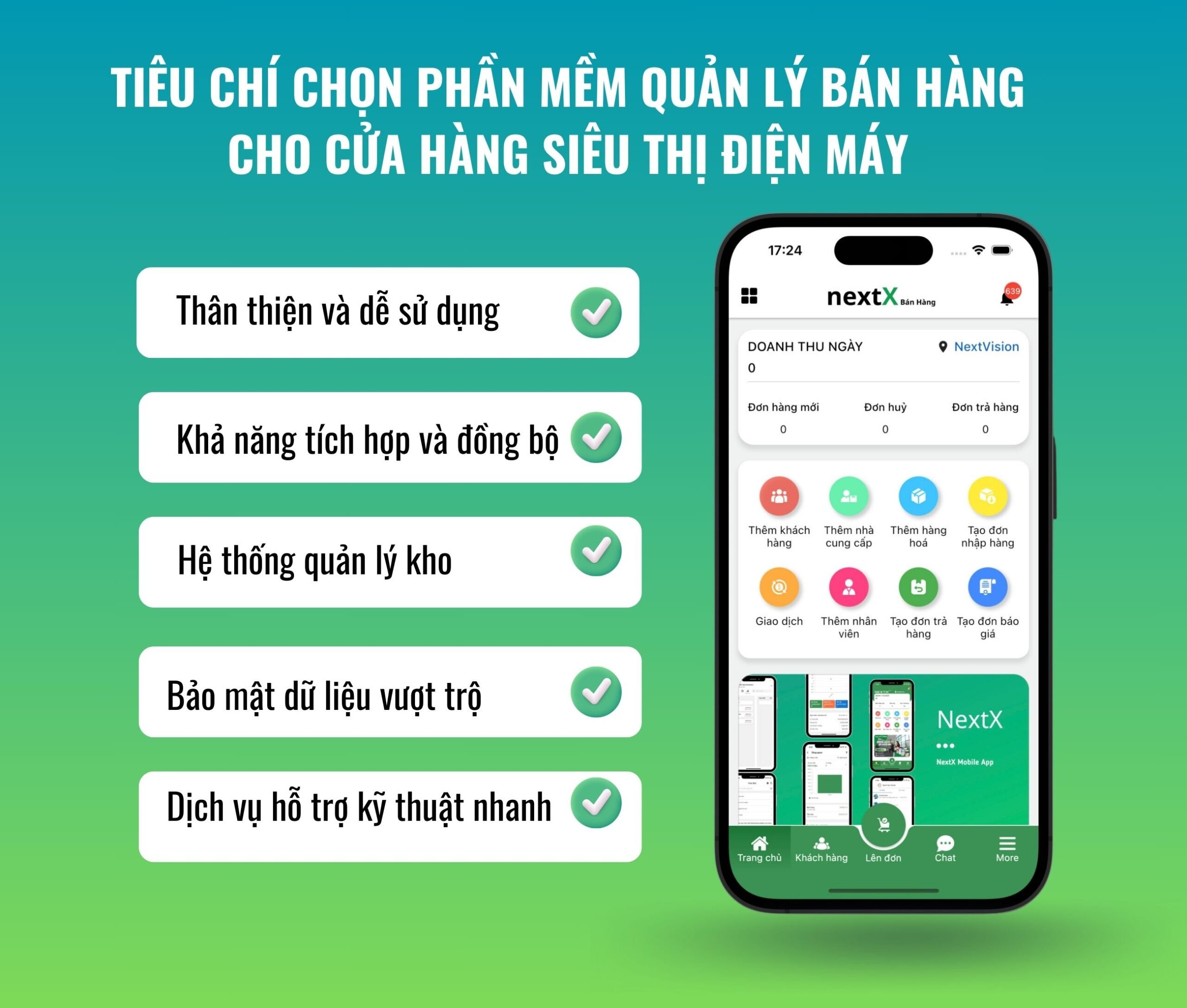 tiêu chí chọn phần mềm quản lý bán hàng cho cửa hàng siêu thị 
