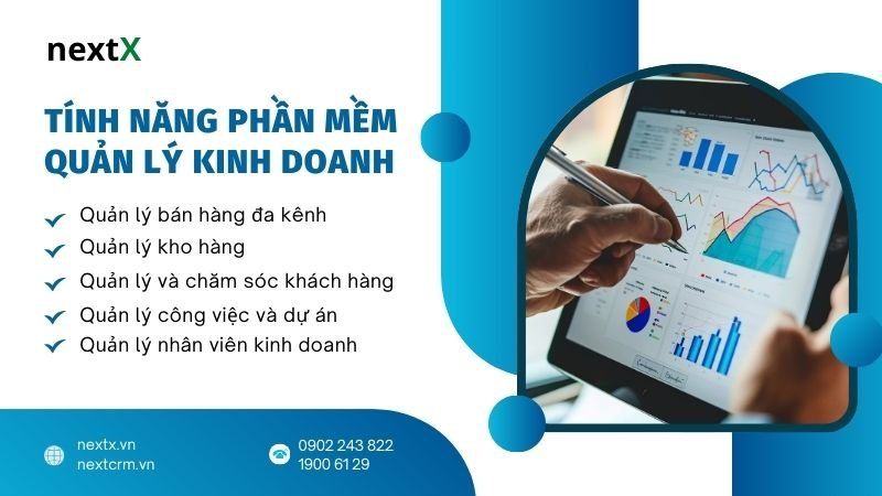 tính năng phần mềm kinh doanh