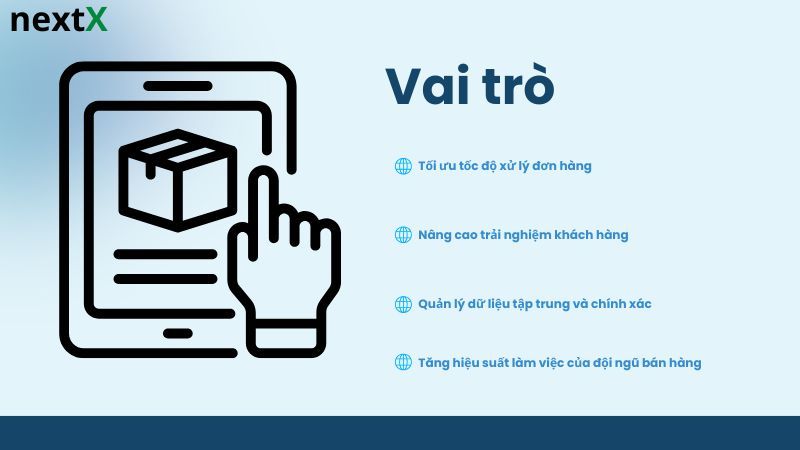 Vai trò phần mềm tạo đơn hàng trên điện thoại